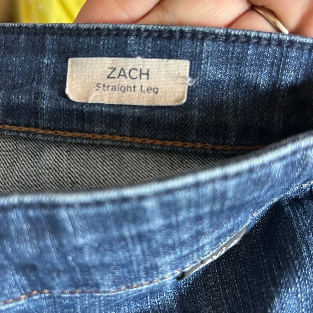 Mavi Zach Straight Leg Mens Dark Wash Stretch Denim Jeans 34x32 0045328371